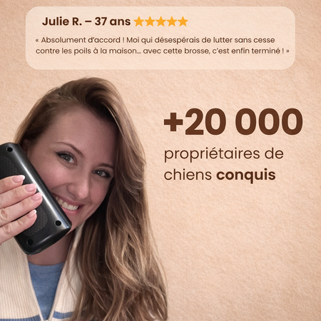 La Brosse Magique pour chien